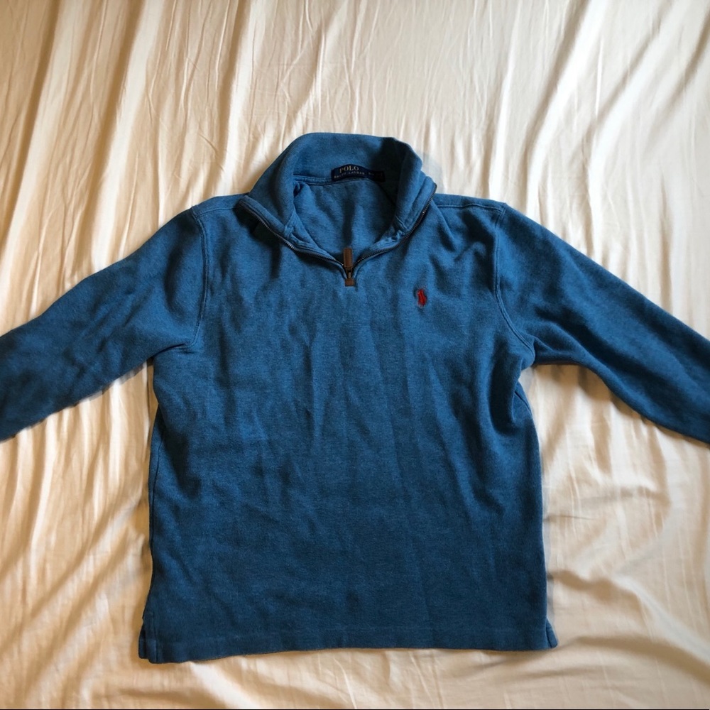 Ralph Lauren Estate-Rib Half-Zip Pullover